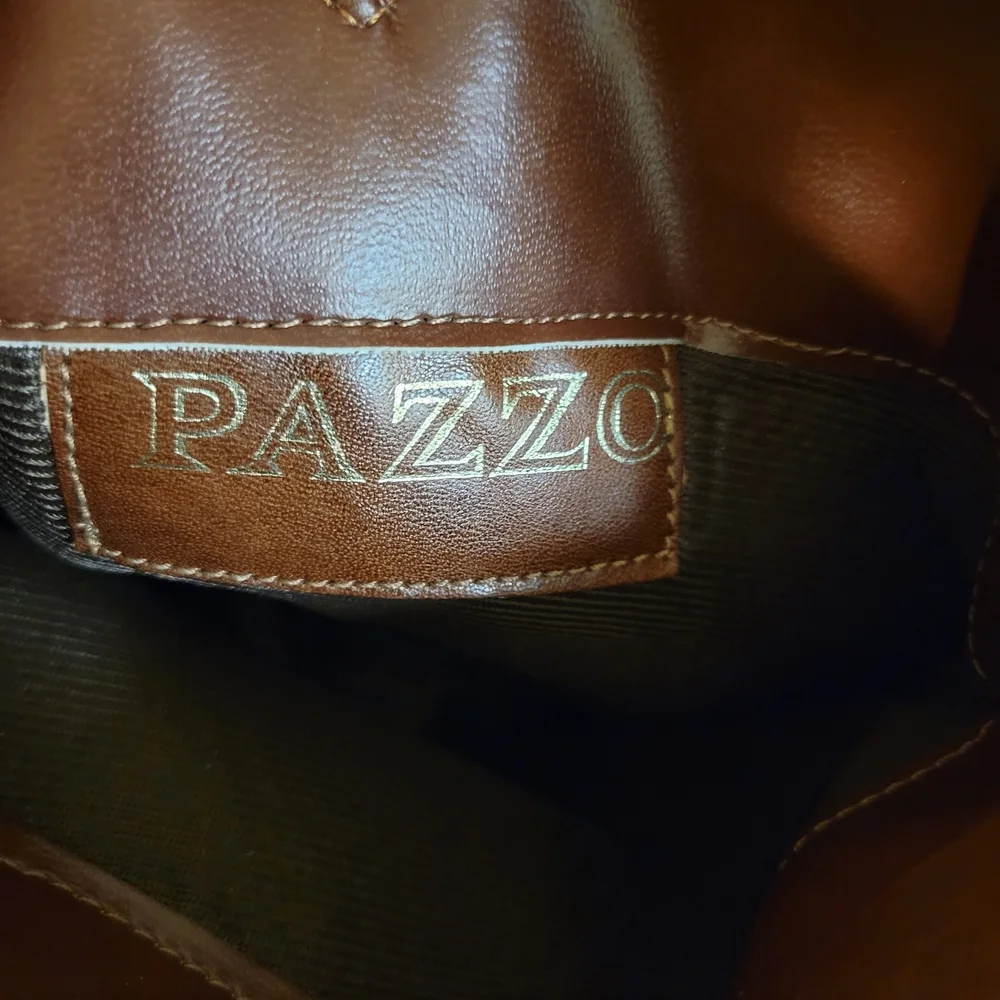 Pazzo Brown Western Leather Boots Size 10 Cowboy Style Pull Distressed Leather - Picture 8 of 9